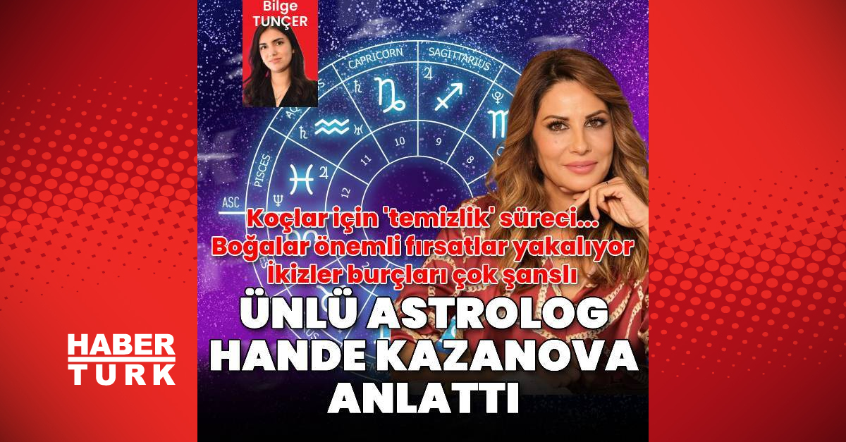 Ünlü astrolog Hande Kazanova’dan yıllık burç yorumları