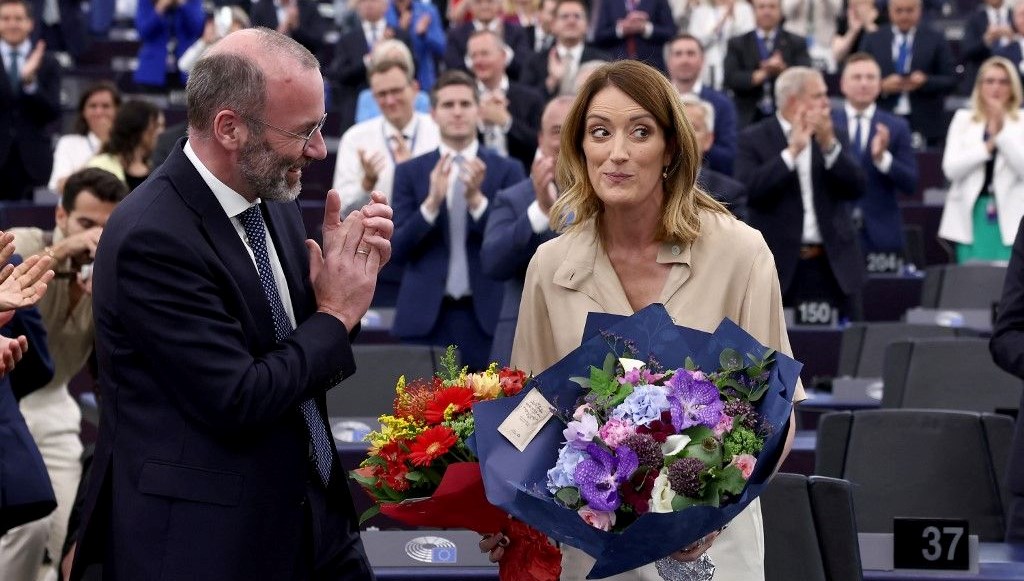 Metsola, bir kez daha Avrupa Parlamentosu başkanı seçildi